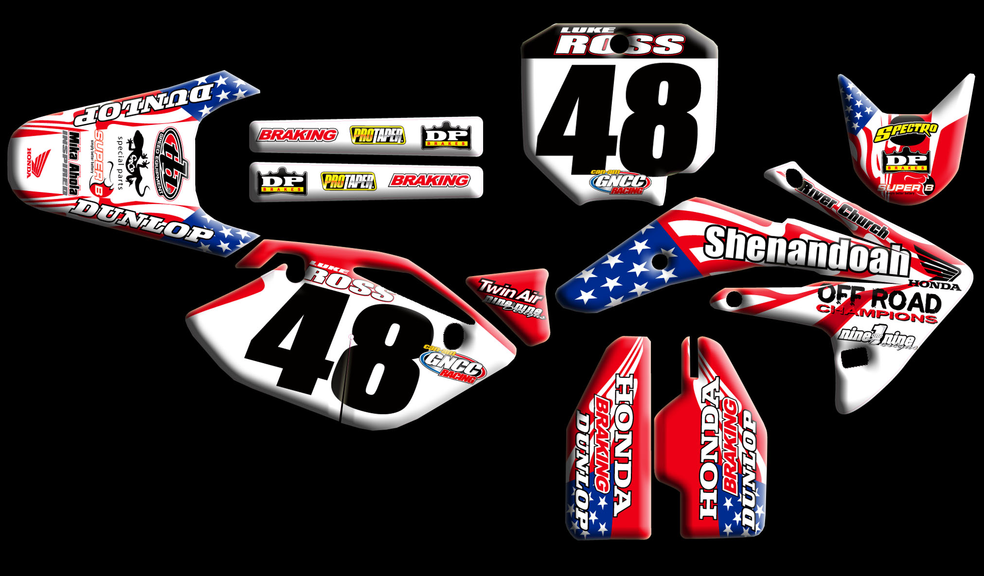 Ross crf150r USA FULL KIT